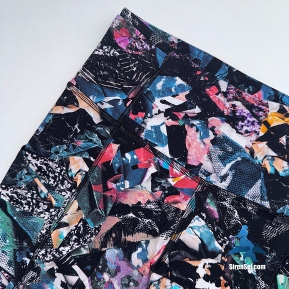 1061 lululemon Fast & Free Crop II *Nulux 19" - Size 4 - Color Crush Multi - Picture 3 of 15